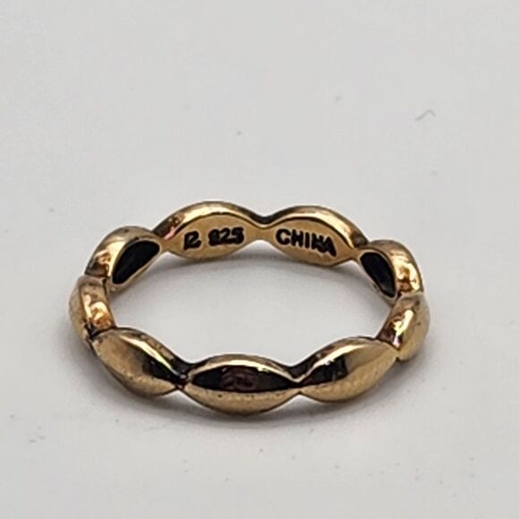 Ross-Simons Gold Plated Sterling Silver Stacker Ring (7.75) - Picture 5 of 6